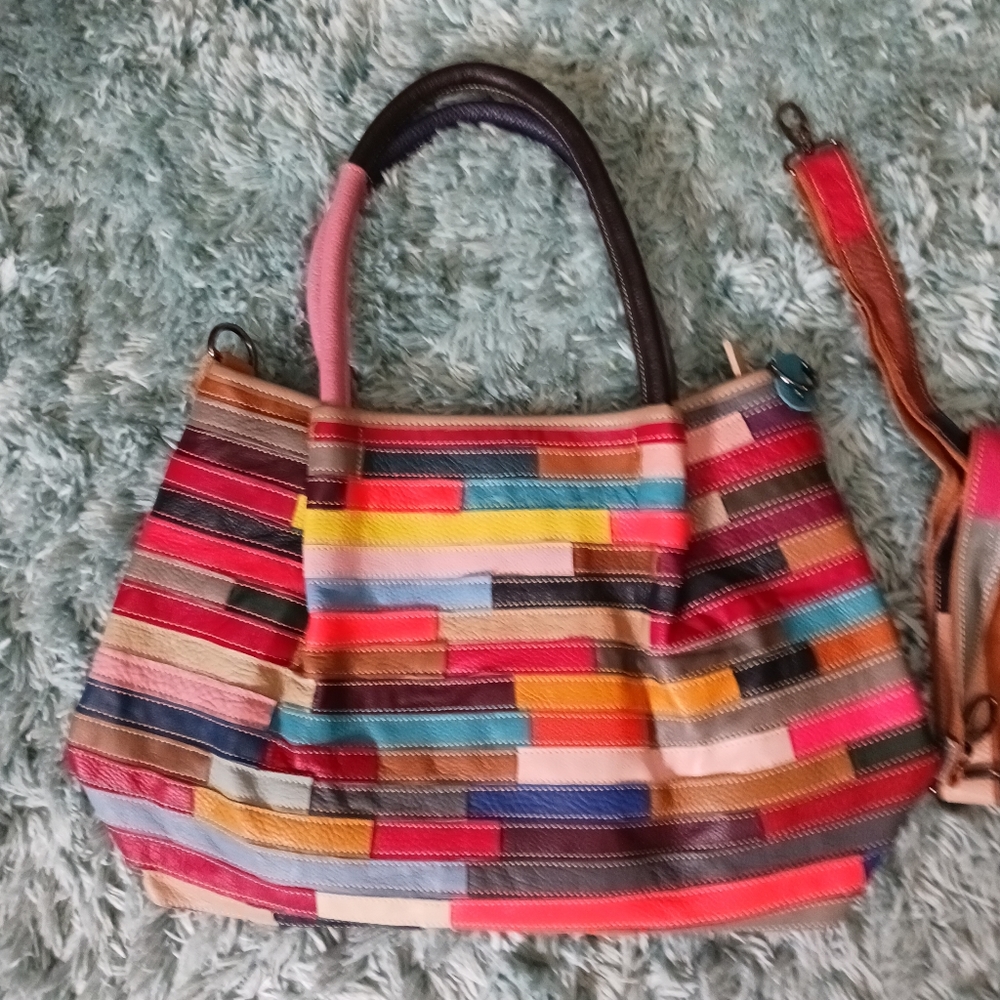 Amerileather Colorful Handbag